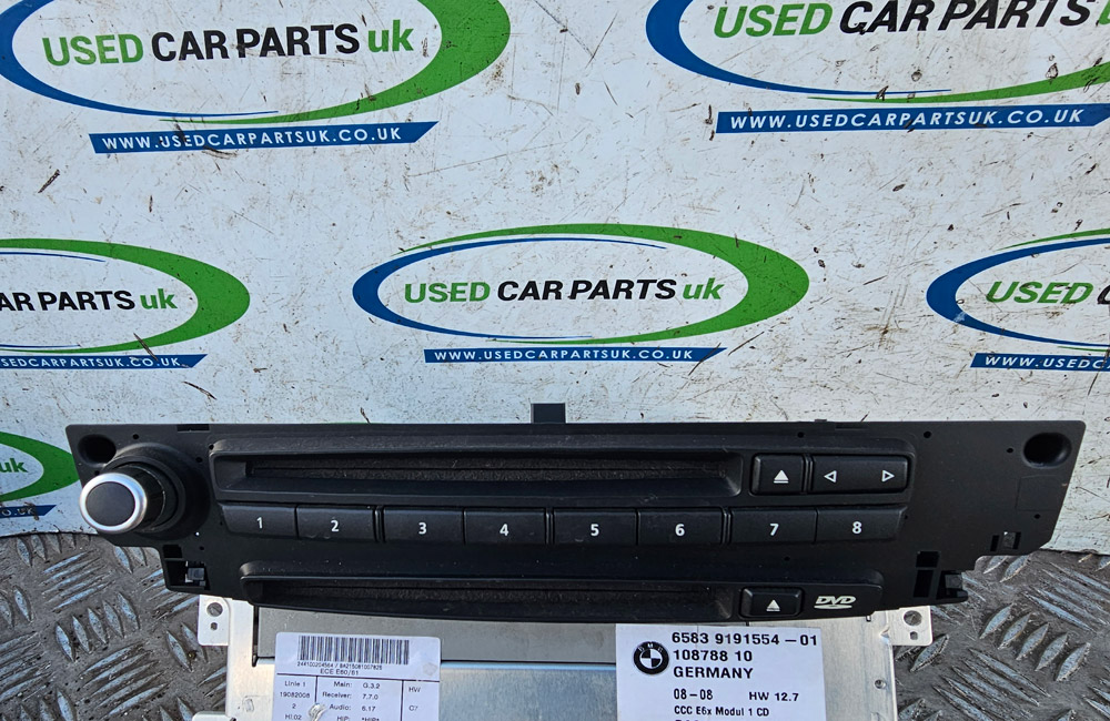 BMW 5 Series E60 CD Player 9191554 | Used Car Parts UK BMW 5 Series E60 CD Player 9191554 | Used Car Parts UK