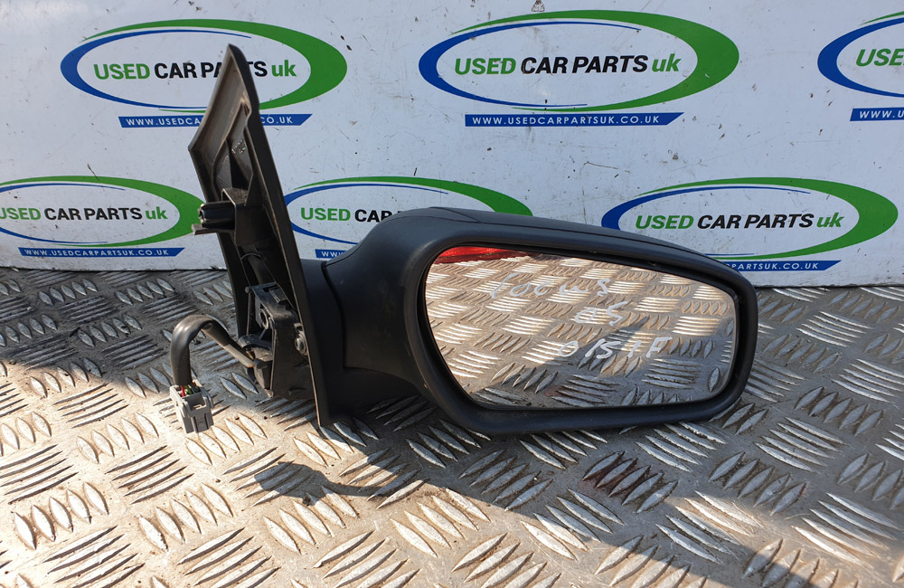 Ultimate Styling Ford Focus Mk2 2005-2008 Driver Side Right Door Wing Mirror - Black Textured, Heated, Electric - View #4