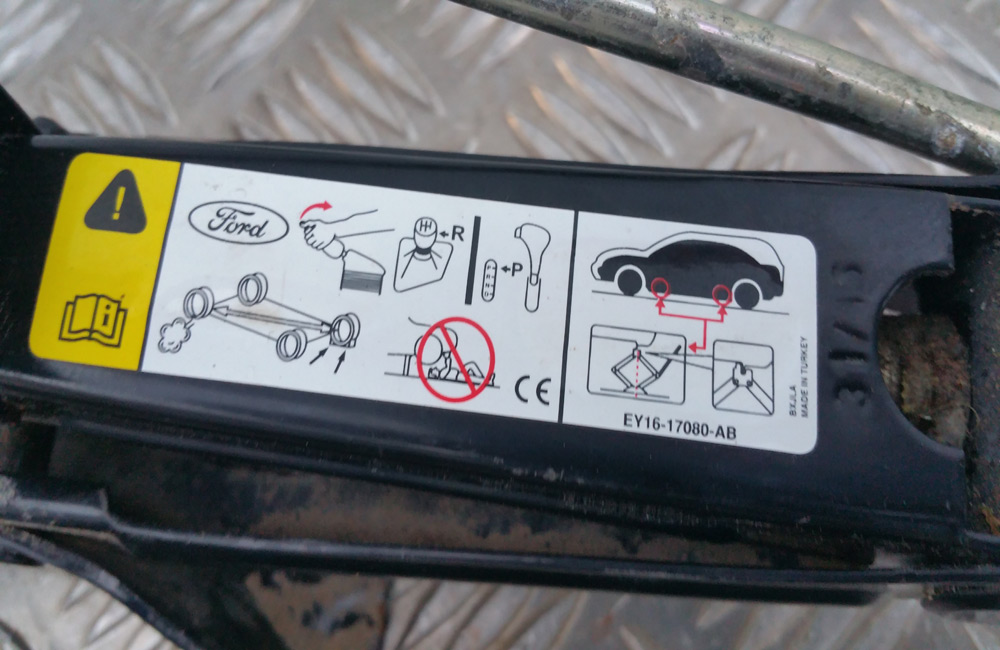 Ford Transit Courier wheel jack set tool kit Used Car Parts UK