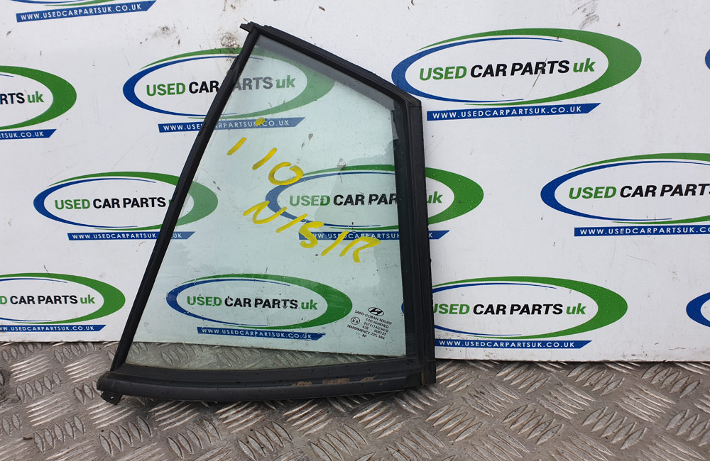 Hyundai I10 passengers rear quarter glass window Used Car Parts UK