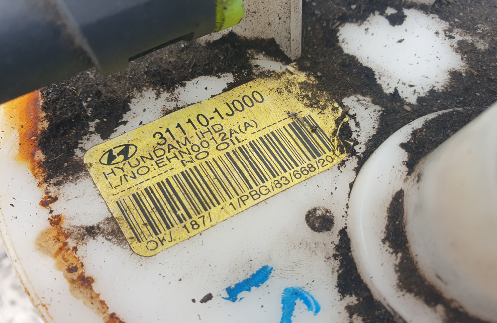 Hyundai I20 MK1 fuel pump 311101J000 Used Car Parts UK