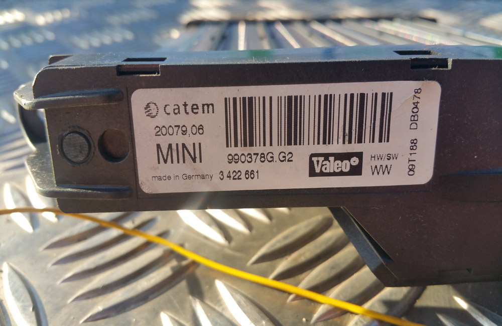 Mini Cooper R56 auxiliary heater radiator matrix Used Car Parts UK