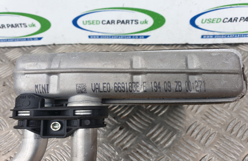 Mini Cooper heater matrix radiator 669183EE Used Car Parts UK