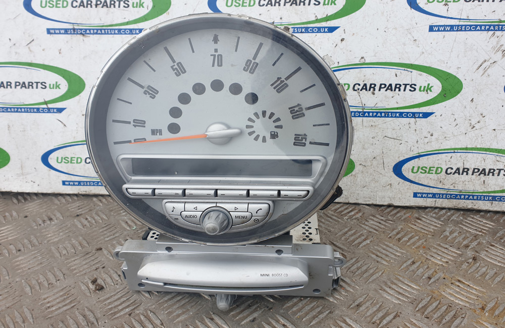 Mini Cooper R56 Boost CD Player Speedo Clocks Used Car Parts UK
