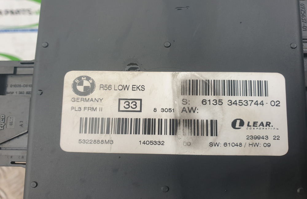 Mini Cooper R56 footwell light module 3453744 | Used Car Parts UK