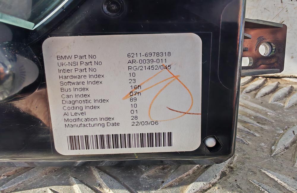 Mini One R50 Diesel Speedometer 6978318 | Used Car Parts UK