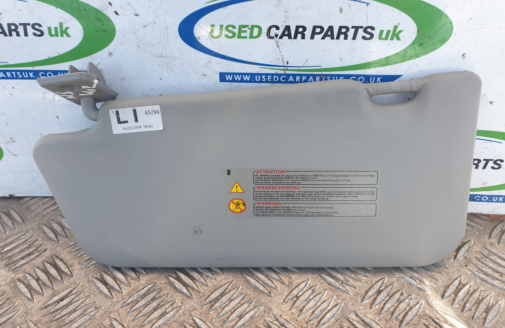 Nissan micra sun visor top