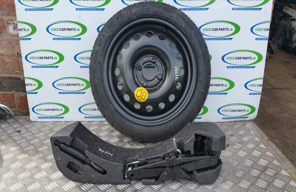 13-16 Mk2 Jack RoadHero for Nissan Note Space Saver Spare Wheel & Tyre 