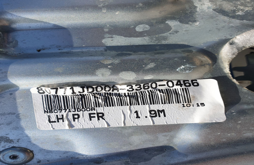 Nissan Qashqai electric window reg motor Used Car Parts UK