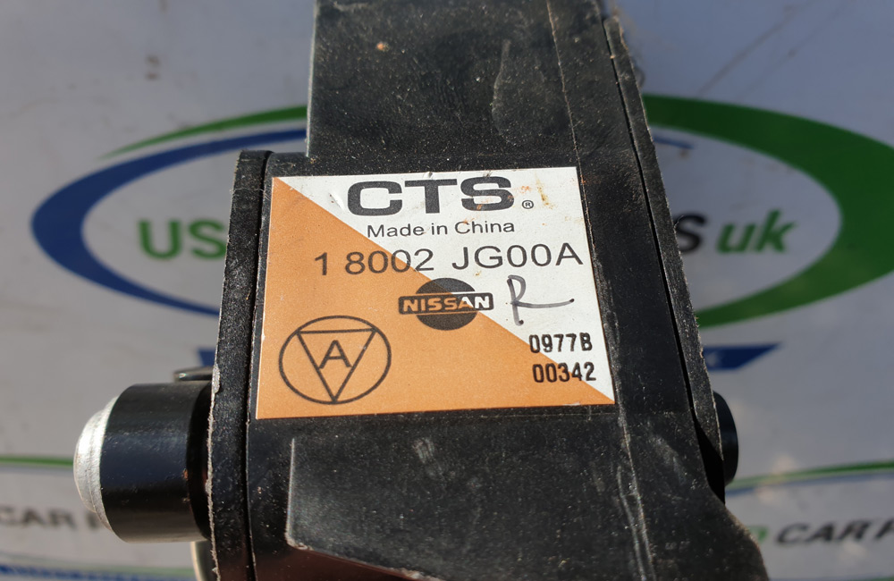 Nissan X-Trail accelerator pedal 18002JG00A | Used Car Parts UK