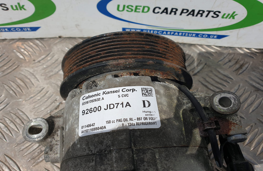 Nissan XTrail T31 air con pump compressor Used Car Parts UK