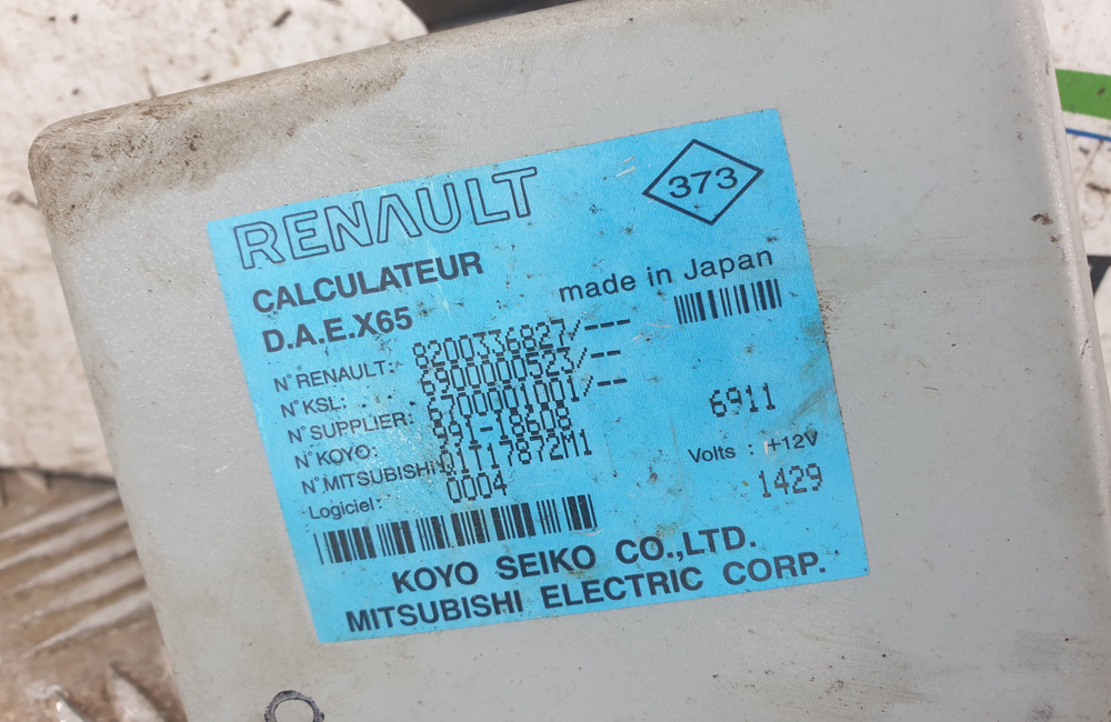 Renault Clio Electric Steering ECU 8200336827 Used Car Parts UK Renault clio electric steering ecu 8200336827 used car parts uk