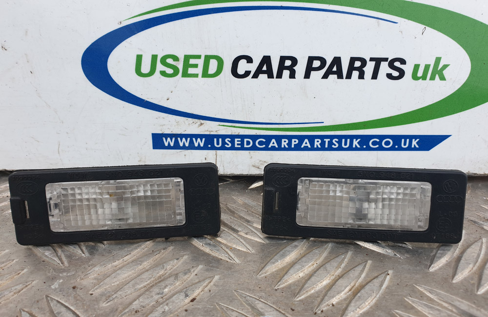 Skoda Octavia MK3 rear number plate lights Used Car Parts UK