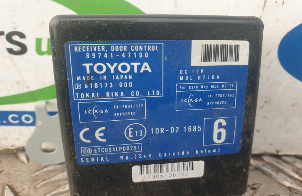 Toyota Prius MK2 door control receiver 8974147100 Used Car Parts UK