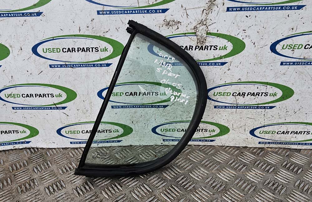 Toyota Yaris MK1 Rear Left Door Quarter Window Glass Used Car Parts UK