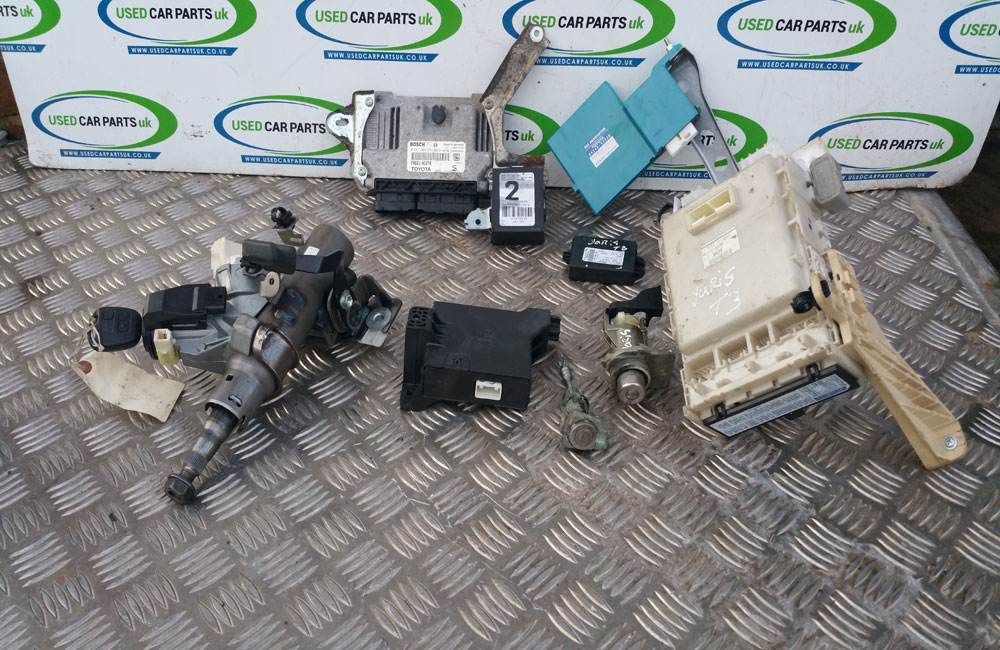 Toyota Yaris ECU Lock Set 20062009 1.0L Used Car Parts UK