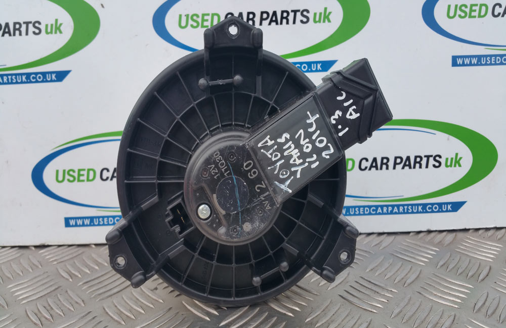 Toyota Yaris heater blower motor 20112014 Used Car Parts UK