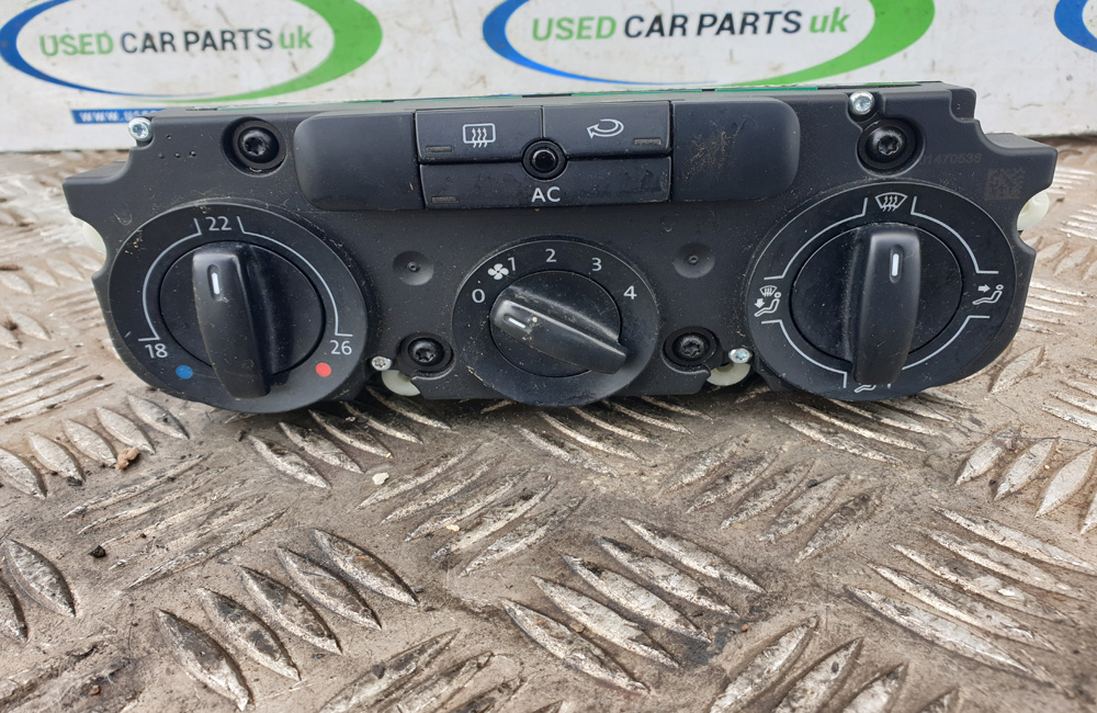 VW Golf MK5 heater control panel switch air con Used Car Parts UK