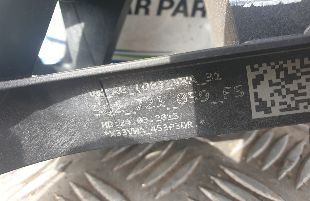 VW Golf MK7 GTD clutch master cylinder and clutch pedal Used Car Parts UK