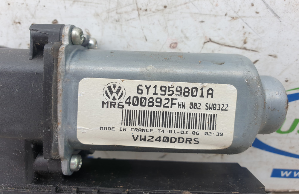 VW Polo MK4 window motor drivers front 6Y1959801A Used Car Parts UK