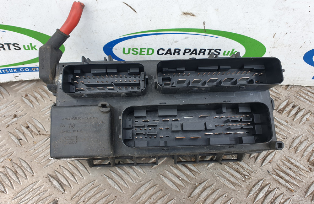 Vauxhall Corsa D fuse box engine bay 13217394 CDTI Used Car Parts UK