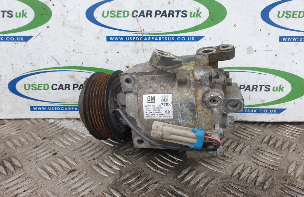 Vauxhall Adam air con pump 94517788 Used Car Parts UK