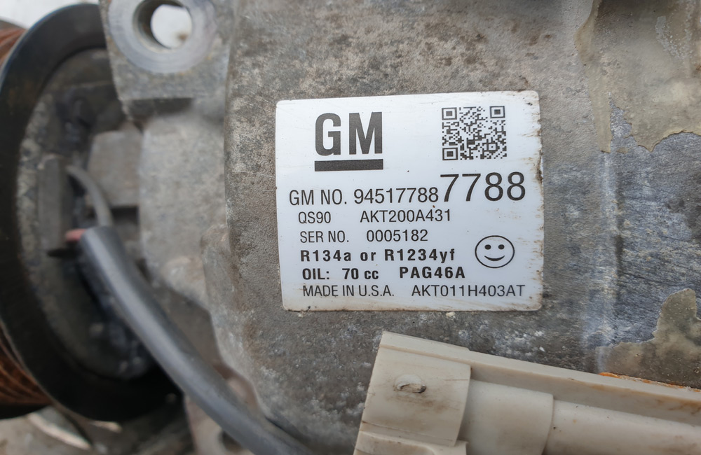 Vauxhall Adam air con pump 94517788 Used Car Parts UK