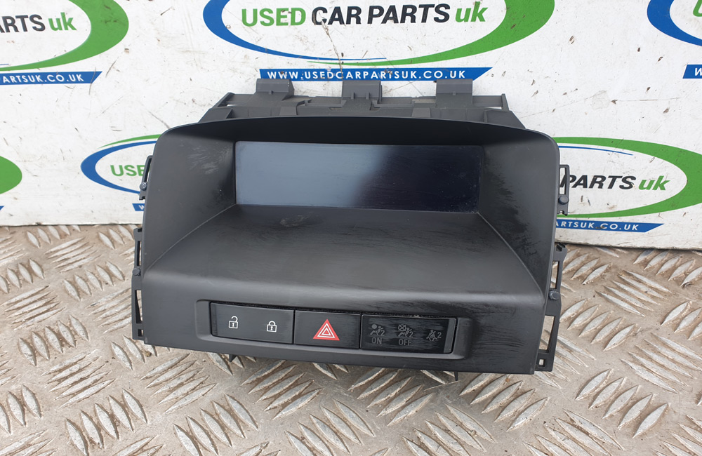 Vauxhall Astra J dash display screen 13267984 Used Car Parts UK