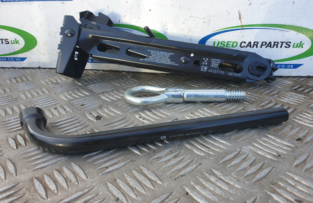 Vauxhall Corsa D wheel jack and brace Used Car Parts UK