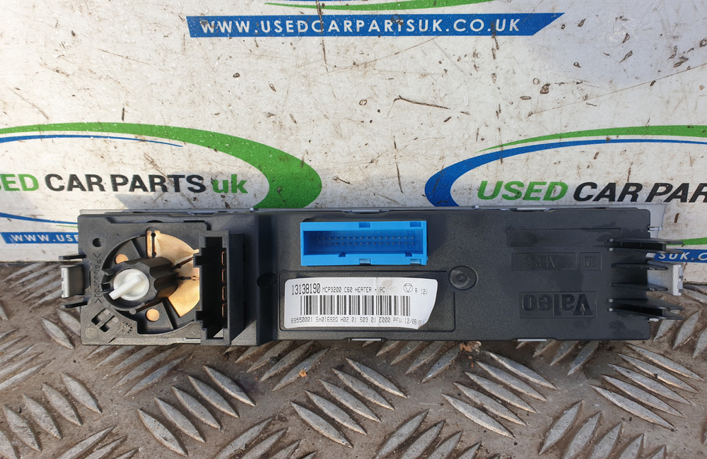 Vauxhall Vectra C heater control panel 13138190 Used Car Parts UK