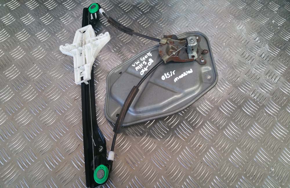 VW Golf MK5 manual window winder mech 1K4839402B Used Car Parts UK