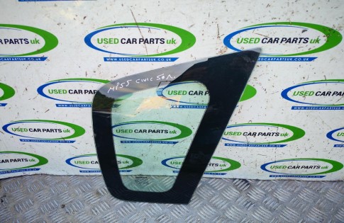 Honda Civic MK7 2001-2006 Quarter Window Glass Drivers Rear Right