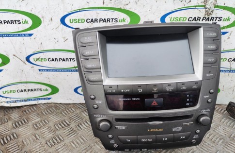 Lexus IS 220D MK2 CD Player Radio Head Unit Screen 86120-53390