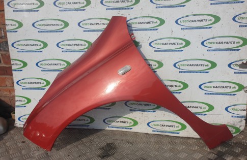 Nissan Micra K12 wing passengers left maroon red A32 G