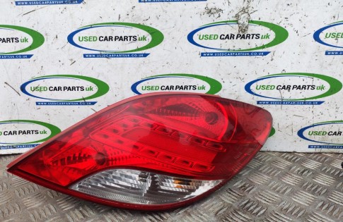 Peugeot 207 3 Door Rear Right Drivers Tail Brake Light 9686565980