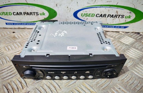 Peugeot 207 CD Player Radio Stereo Head Unit 96766518XT (1)