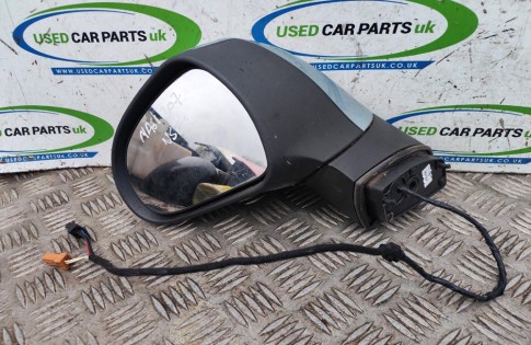 Peugeot 207 MK1 2009-2013 Electric Door Wing Mirror Glass Left Blue 96806498XT (1)