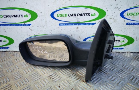 Renault Clio MK3 2005-2009 Electric Door Wing Mirror Grey Left (1)