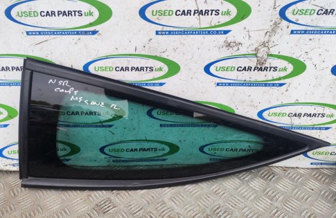 Renault Megane MK3 Coupe Quarter Window Glass Passengers Rear Left