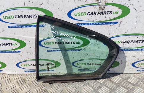 Toyota Avensis MK3 Saloon Quarter Window Glass Passengers Rear Left Door 2009-2015
