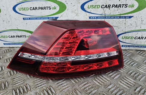 VW Golf MK7 GTD Passengers Rear Left Outer Tail Main Brake Light Lamp 5G0945207 (1)