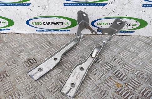VW Polo 6R 2009-2014 Silver Bonnet Hinges Pair