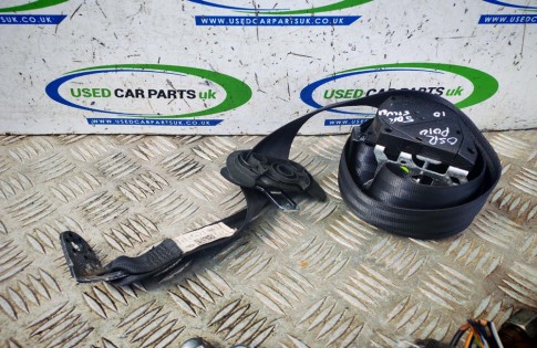 VW Polo 6R 6C Seat Belt Drivers Rear 6R0857806A