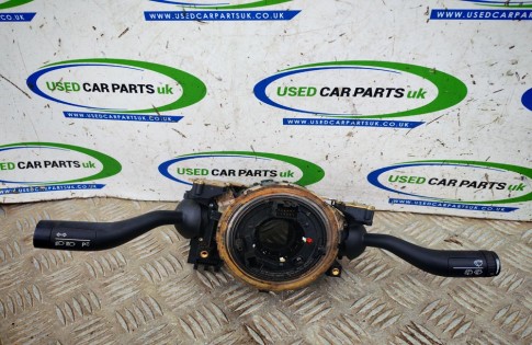 VW Touareg MK1 Combination Switch Headlight Indicator Wiper Stalk Airbag Squib