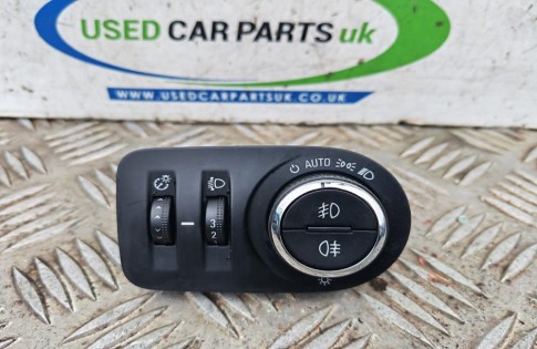 Vauxhall Corsa D Headlight Fog Light Switch 13310337