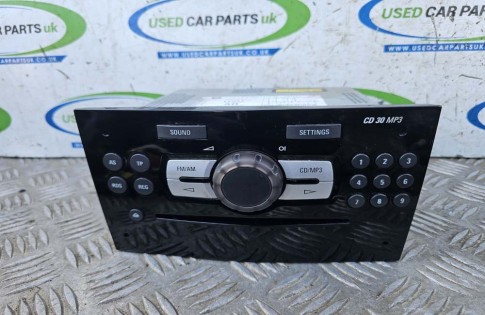 Vauxhall Corsa D Piano Black CD Player Radio Stereo CD 30 MP3 13254192