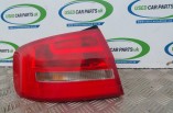 Audi A4 SE Technik rear tail light lamp outer on body passengers 2014