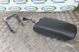 Audi A6 C6 S line black leather arm rest centre with bracket