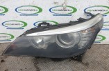 BMW 5 Series 520D M Sport Headlight Passengers Left LCI 2007-2010 7177729 09