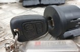 Citroen C1 ECU Lock Set ignition barrel key fob blade
